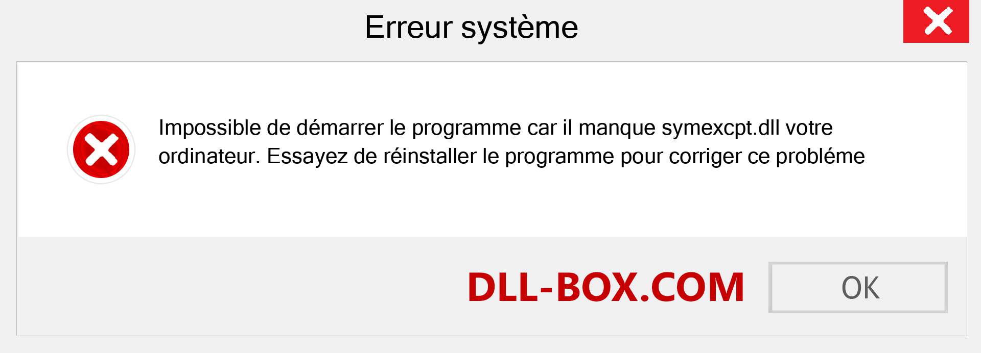 Le fichier symexcpt.dll est manquant ?. Télécharger pour Windows 7, 8, 10 - Correction de l'erreur manquante symexcpt dll sur Windows, photos, images